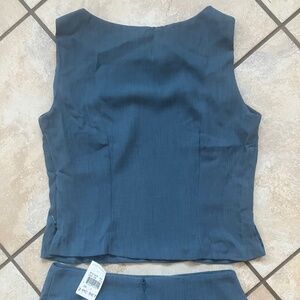 NWT Vintage Jonathan Martin 2-Piece Skirt Set Green – Made in USA (Size 9)